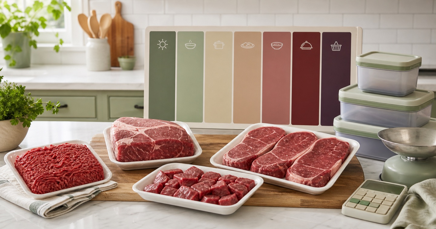 Best-value beef choices for weekly planning editorial image