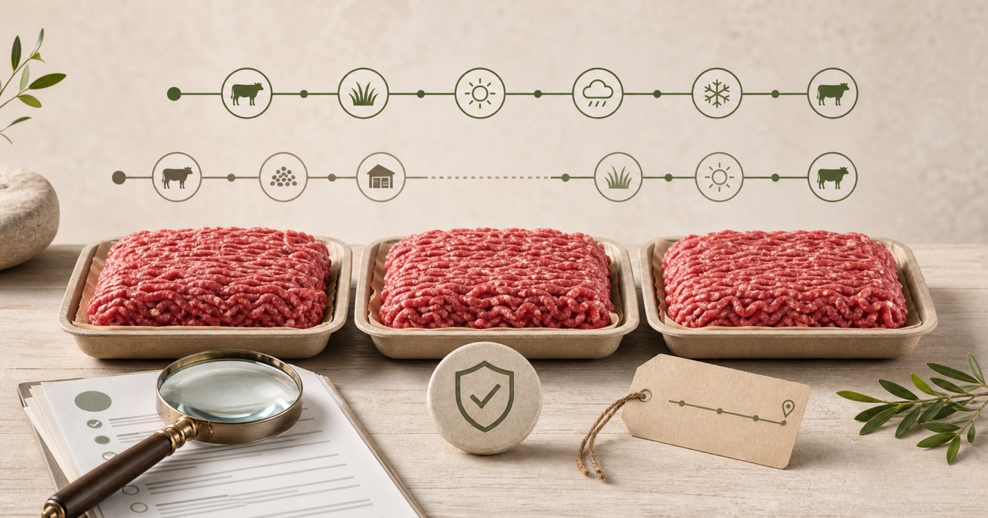 Grass-fed versus grass-finished beef editorial image