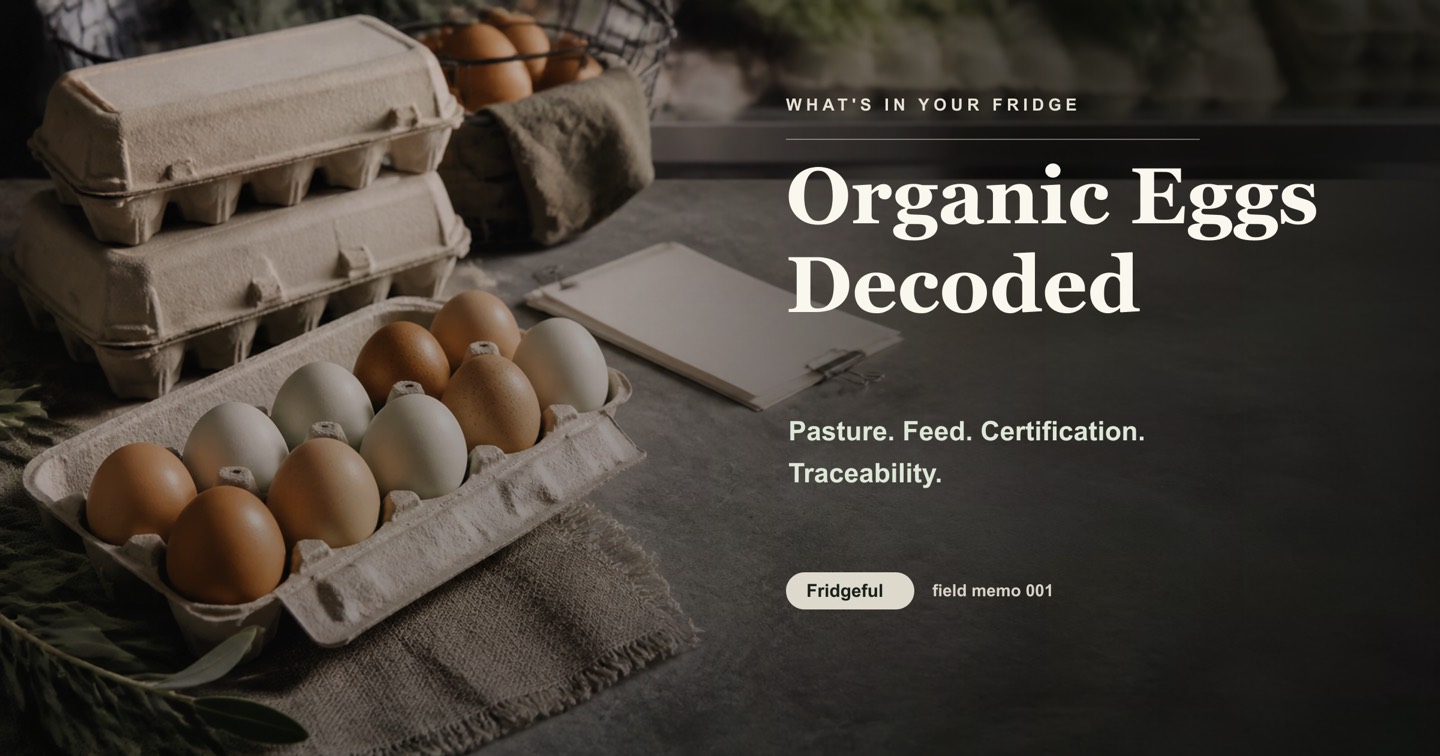 Organic Pasture-Raised Eggs: The Label Stack That Actually Matters editorial image