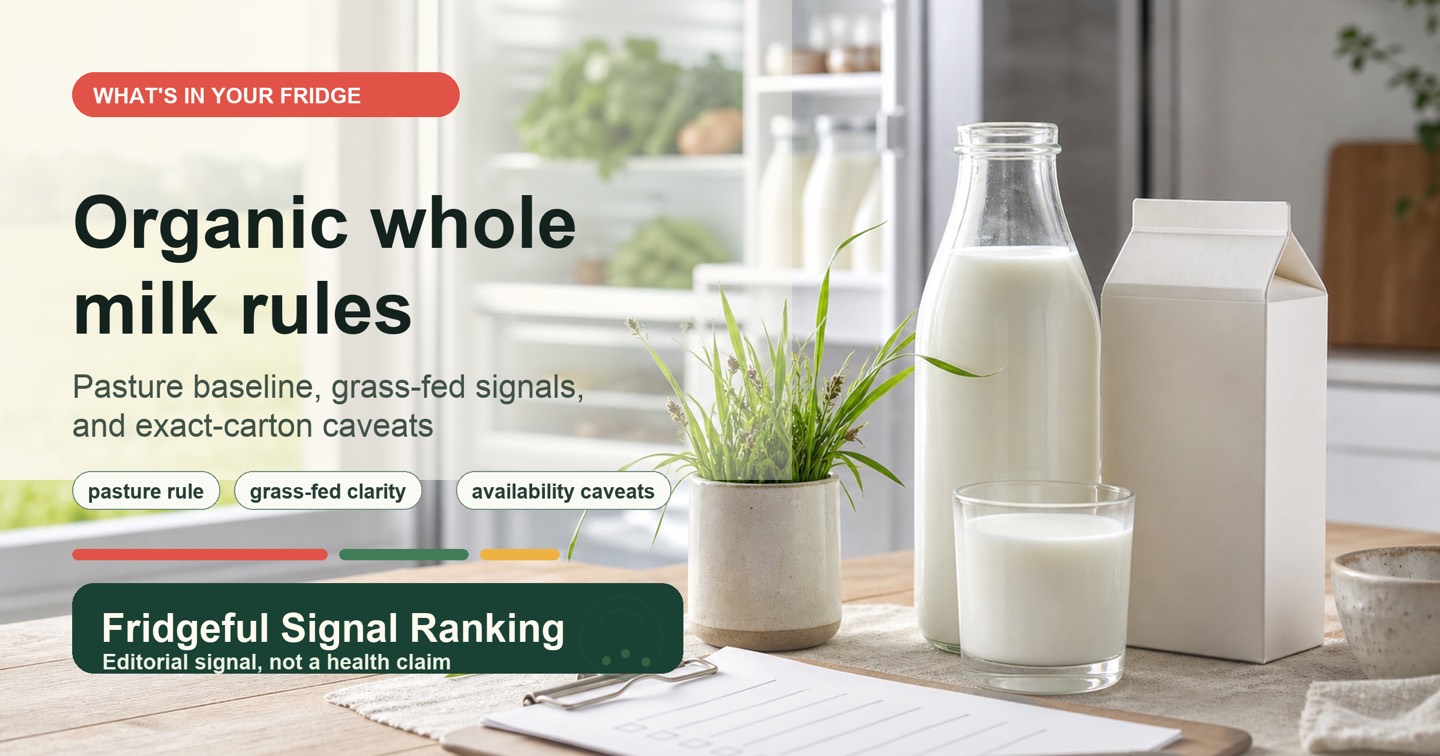 Organic Whole Milk and Pasture Rules editorial image