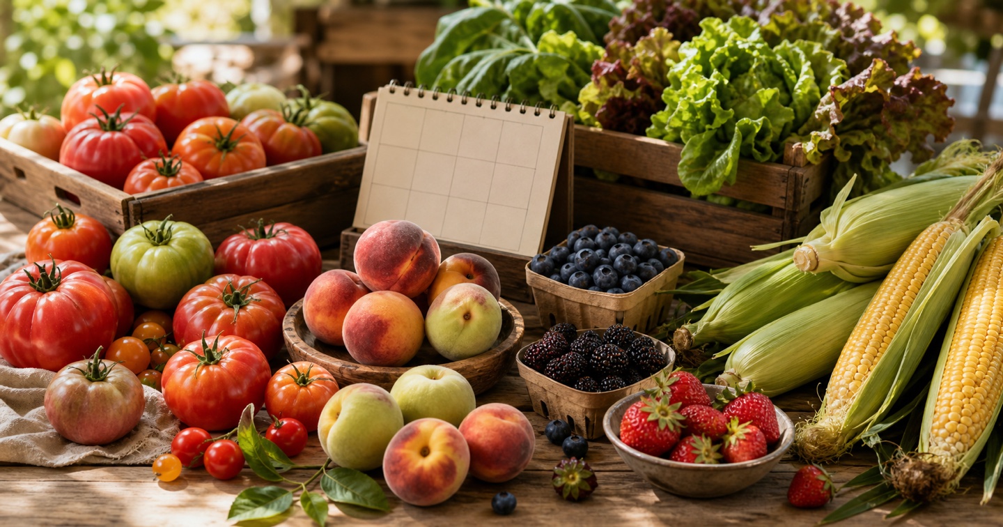 Seasonal produce quality signals editorial image