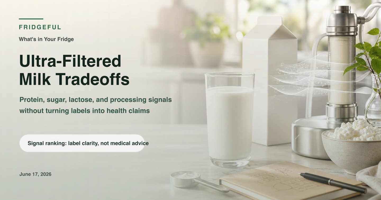 Ultra-Filtered Milk Nutrition and Processing Tradeoffs editorial image